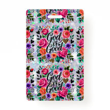 Deus é bom religioso, religioso, Crachá do present