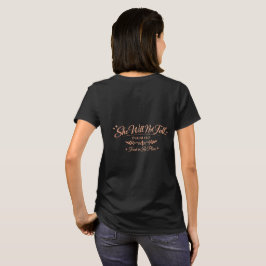 Deus está dentro dela Camiseta Cristã (Salmo 46:5)