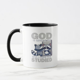 Deus Está Me Testando E Eu Não Estudei Uma Caneca 