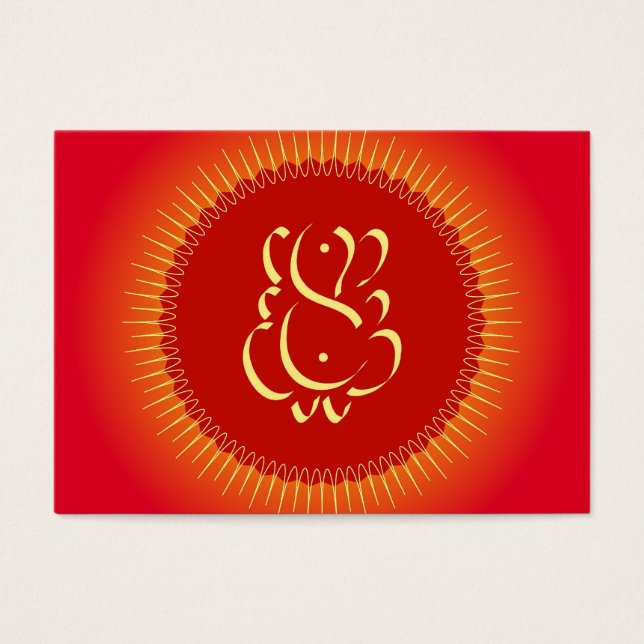 Deus Ganesha com raios solares (Frente)