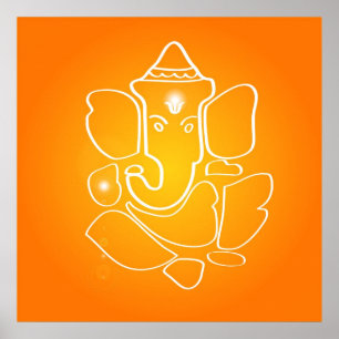 Deus Indiano Ganesha - Poster