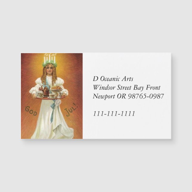 Deus Jul! Lúcia com Tratamentos (Frente)