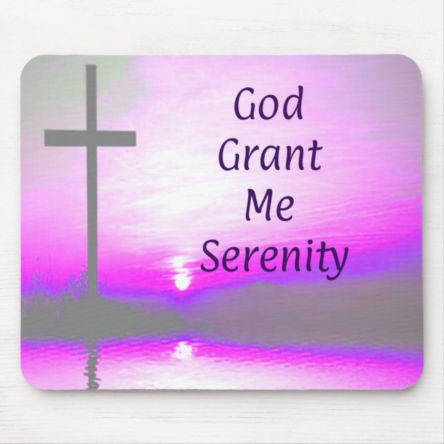 Deus Me Conceda Serenity Mouse Pad (Frente)