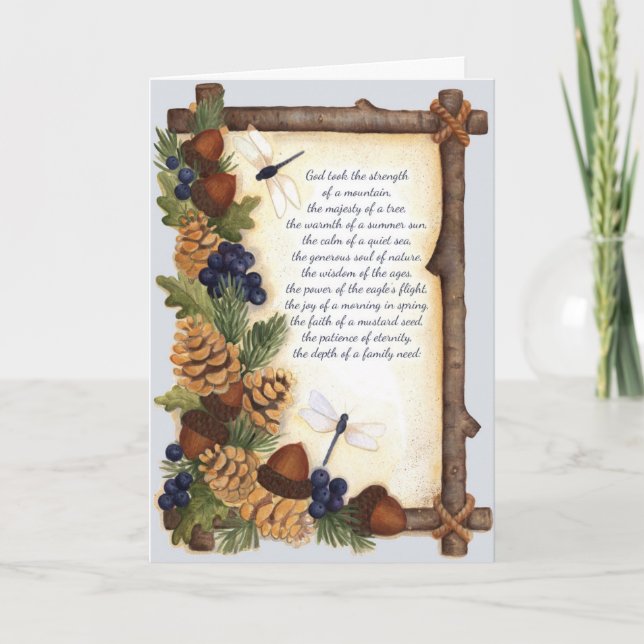 Deus O Chamou De Pai - Cartão De Saudação (Frente)