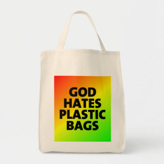 Deus Odeia Bolsas plásticas