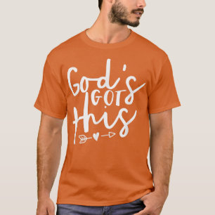 Deus tem essa linda camisa inspiradora religiosa