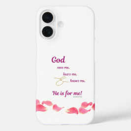 Deus Vê-Me-Ouvidos-Me capas de iphone