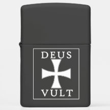 Deus Vult - isqueiro de Zippo