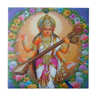 Deusa bonita Saraswati