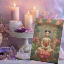 Deusa Budista Quan Yin Retrait Pintura