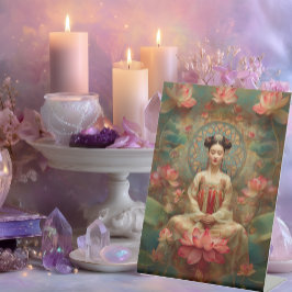 Deusa Budista Quan Yin Retrait Pintura