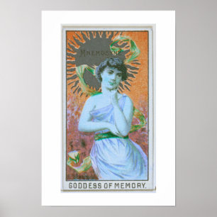 Deusa da Memória, Mnemosyne, Poster Impressão