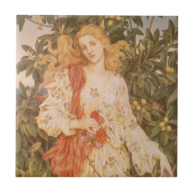 Deusa de Blossoms e Flores, Flora por Morgan (Frente)