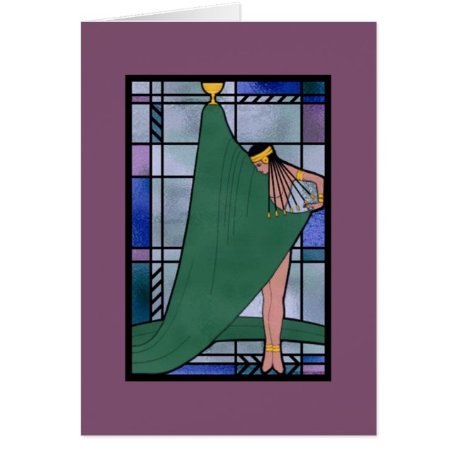 Deusa do cartão do alvorecer (Frente)