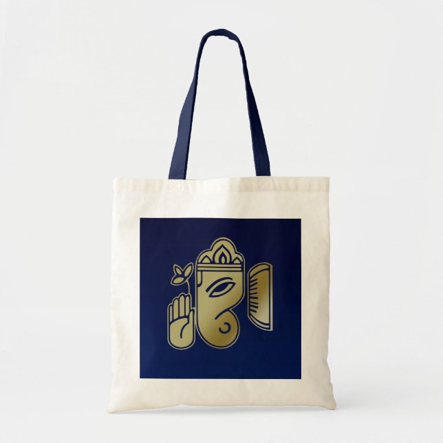Deusa Dourada Ganesha - Bolsa orçamental (Frente)