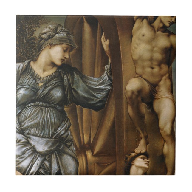 Deusa girando a roda da fortuna (Burne-Jones) (Frente)