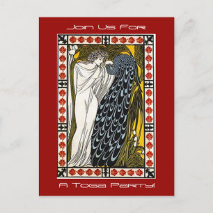 Deusa grega Toga convite de festas PCs diversão