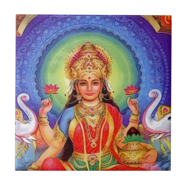 Deusa Hindu Lakshmi Maa (Frente)