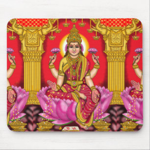 Deusa Lakshmi Mouse Pad