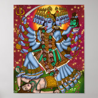 Deusa Mahakali Poster | Hindu Devi Kali S