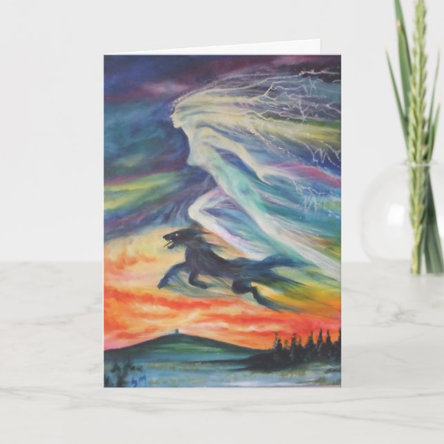 Deusa no Cartão Glastonbury (Frente)