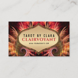 Deusa Temple Fractal Fantasy 02 Cartões de visitas