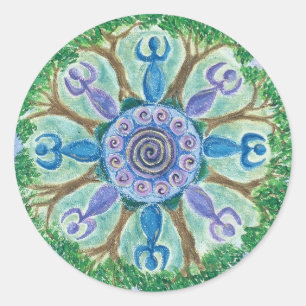 Deusas que dançam etiquetas