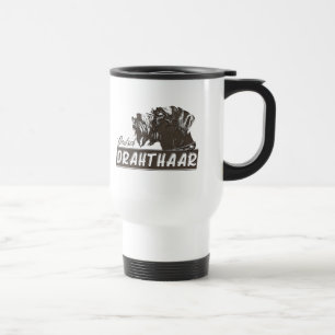 Deutsch Drahthaar Caneca de viagem