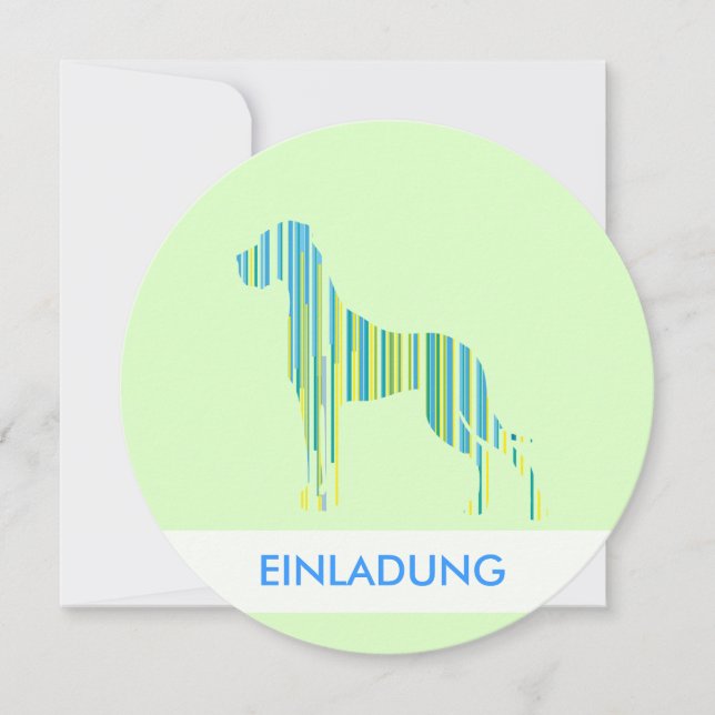 Deutsche Dogge Minimalistisch (Frente)