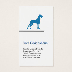 Deutsche Doggen Visitenkarten