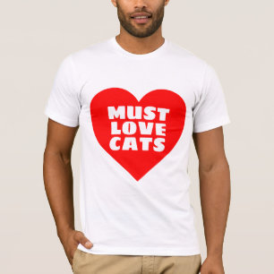  DEVE ADORAR CAMARÕES T DE GATOS CAMISETAS T-SHIR