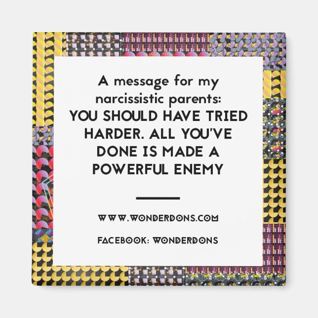 Deveria ter tentado mais imã de geladeira (Frente)