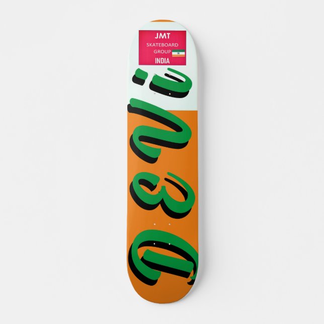 DEVI JMT INDIA 7, 3/4", skateboard Deck (Frente)