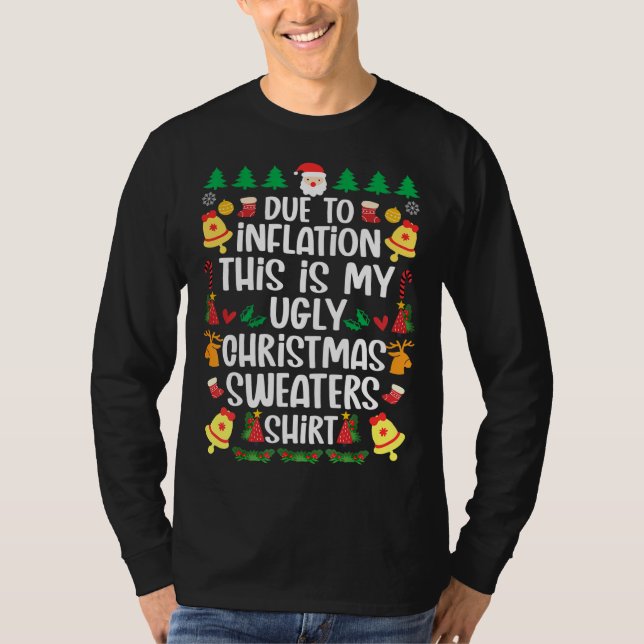 Devido à Inflação Este é o Meu Suéter de Natal Fei (Frente)