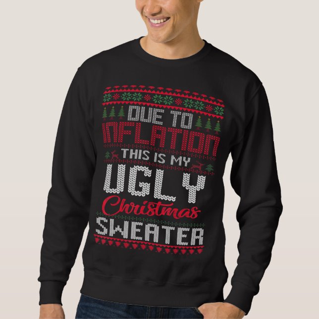 Devido À Inflação Este É O Meu Suéter De Natal Fei (Frente)