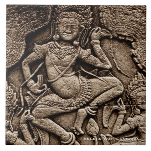 Devine Angkor Wat, Azulejo cerâmico do Camboja