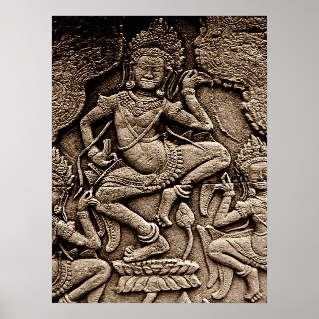 Devine Angkor Wat Poster (Frente)