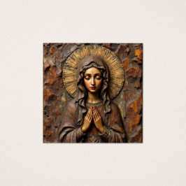 Devoção Esculpida Madeira Maria