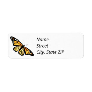 Devolver Etiquetas de Endereço Monarch Butterfly