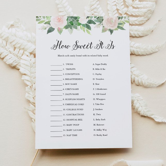 DEVON Como Ele É Doce É Cartão De Bebê De Bar Doce (Criador carregado)