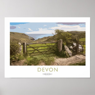 Devon Rail Poster