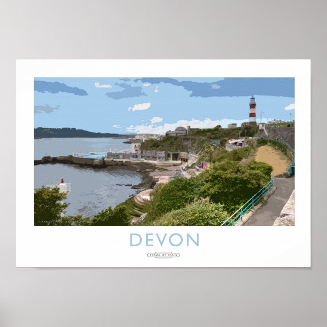 Devon Railway Poster (Frente)