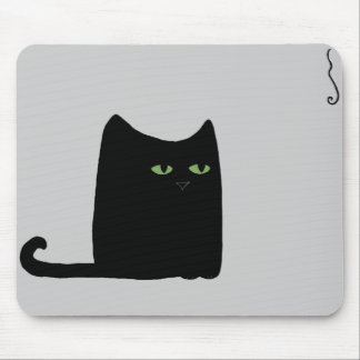 Dexter o gato preto gordo Mousepad (customizável)