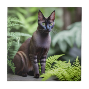 Dexter O Gato Siamês Negro, Azulejo De Cerâmica