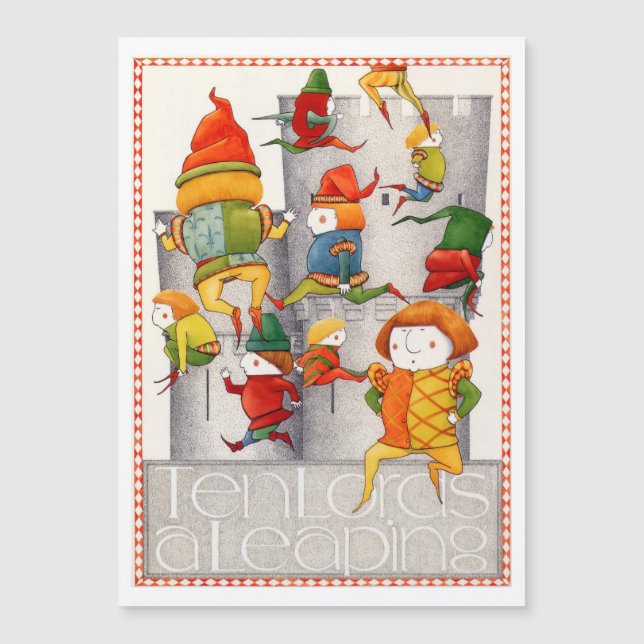 DEZ SENHORAS UM Cartão Magnético 5x7 LEITOR (Frente)