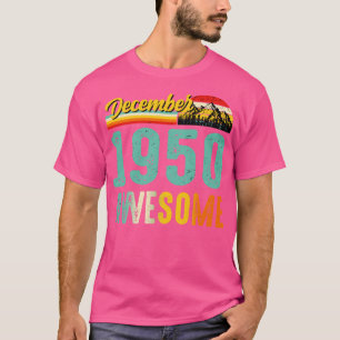 Dezembro 1950 Camisa de Presente de Aniversário Vi