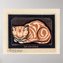 Dezembro Cat - Julie de Graag Poster
