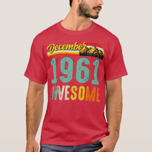 Dezembro De 1961 Camisa De Presente De Aniversário
