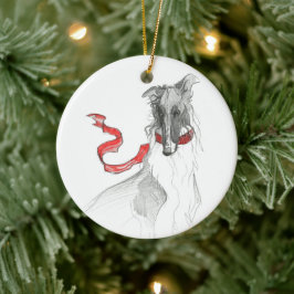 Dezzoi Scott Enfeites de natal Russo de Borzoi Ver