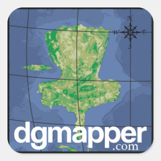 DGMapper.com Folha de adesivos
